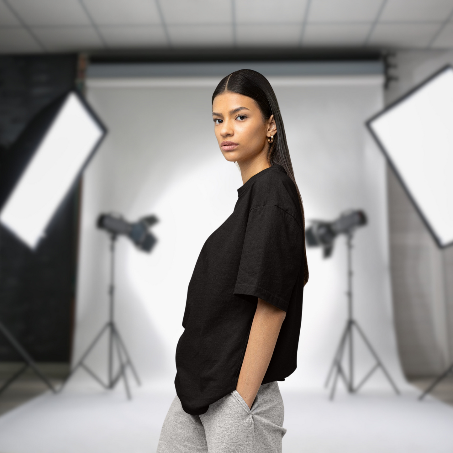 Charcoal Black | Four Seasons | Hemp T-Shirt