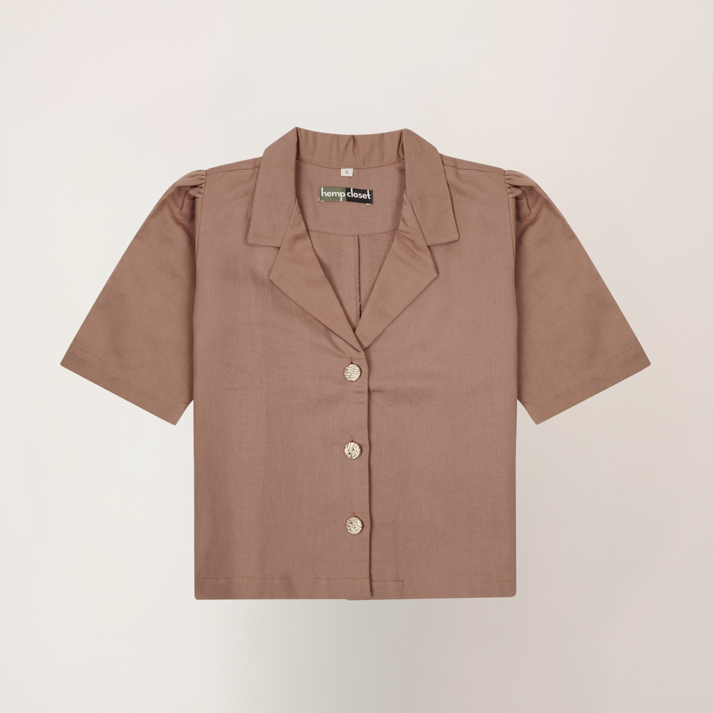 Mocha Latte | Hemp Cotton Sustainable Box Shirt | Women