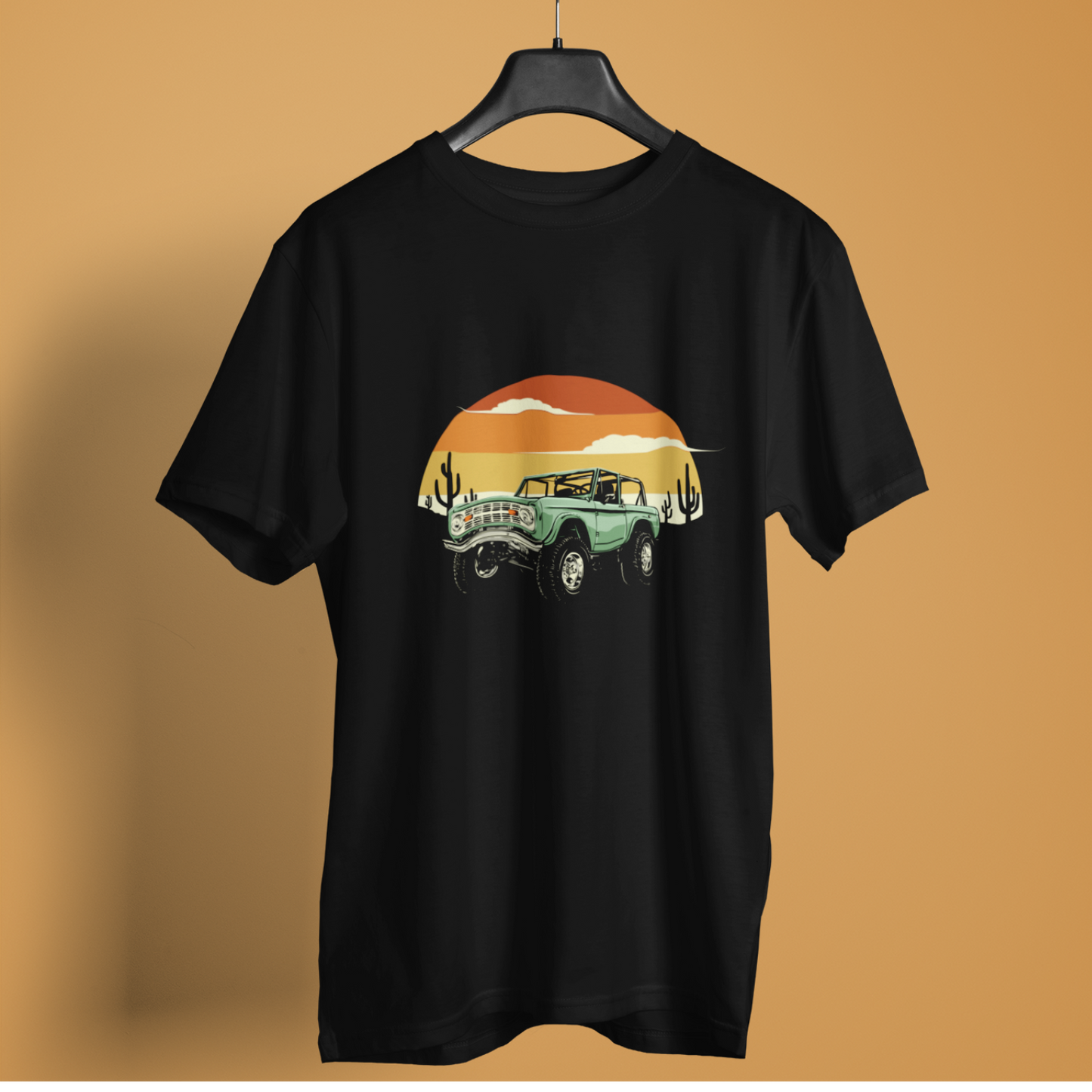 Retro Drive Black | Four Seasons | Hemp T-Shirt