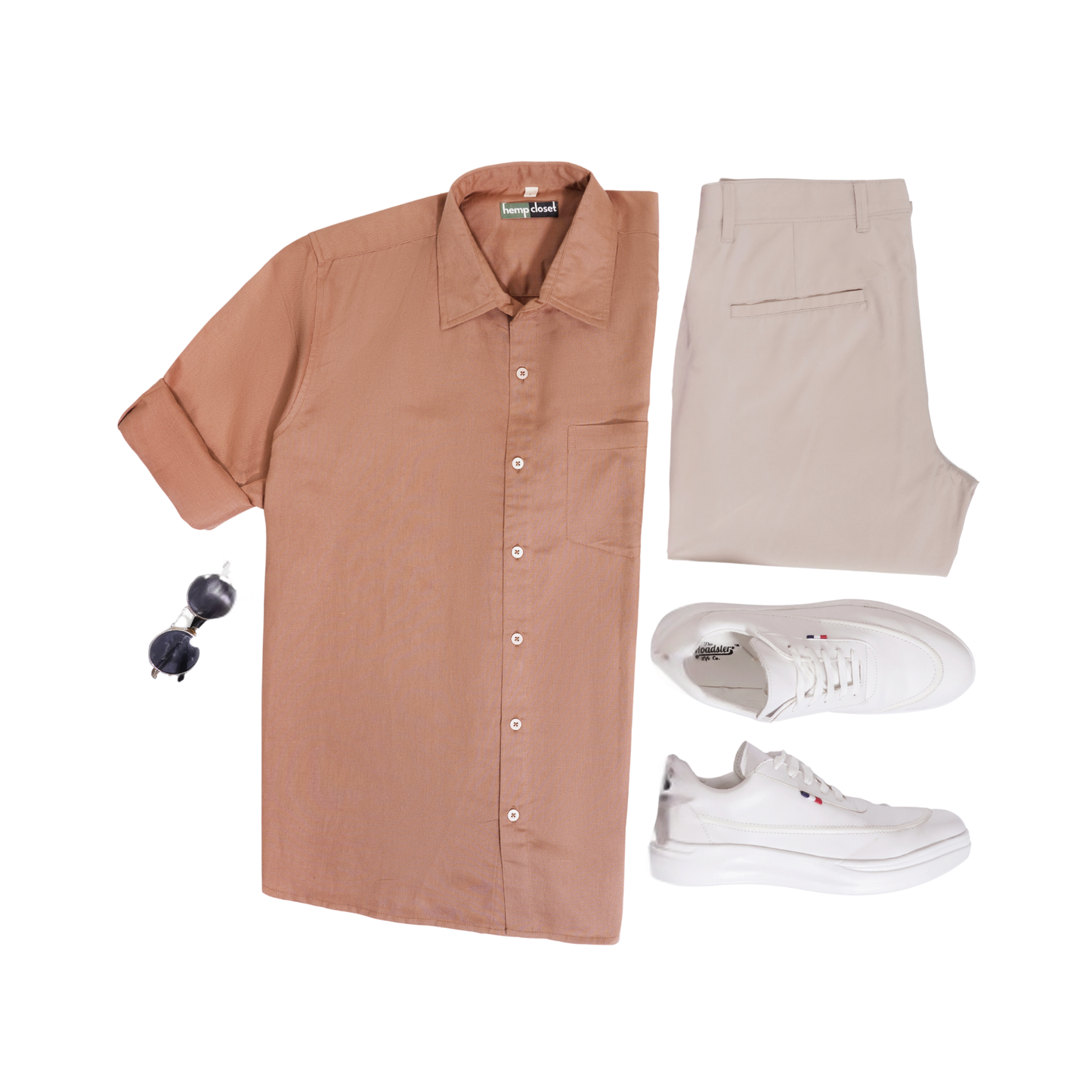 Mocha Mousse | Hemp Cotton Sustainable Shirt | Men