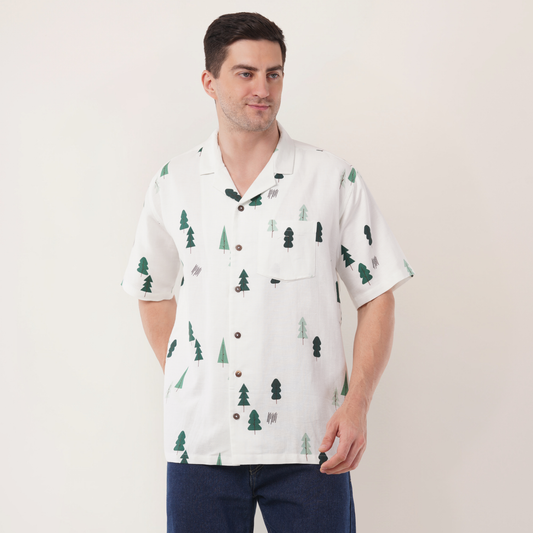 The Pine Trail | Hemp Cotton Sustainable Shirt | Men